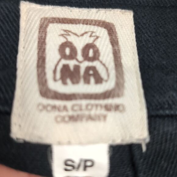 Oona black a-line denim skirt sz Small - Picture 7 of 7